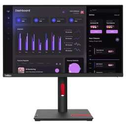 LENOVO Монитор 23.8" ThinkVision T24i-30 черный IPS LED 4ms 16:9 HDMI матовая HAS Piv 250cd 178гр/178гр 1920x1080 60Hz VGA DP FHD USB 5.4кг