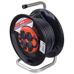 PERFEO (PF-B4677) "RU POWER" на катушке, с/з, 4 гнз - 20м