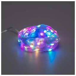 NEON-NIGHT (245-019) Умная гирлянда Роса с крупными каплями 10м 100 LED RGB мягкий прозрачный провод IP20 USB