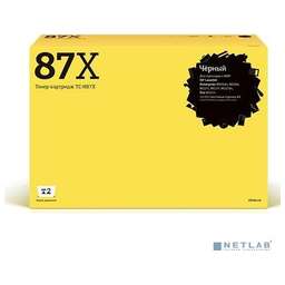T2 CF287X Картридж TC-H87X для HP LaserJet Pro M501n/Enterprise M506dn/M506x/M527c/M527f/M527dn (18000 стр.) черный, с чипом