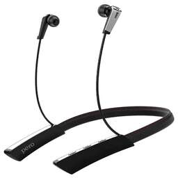 PERO Наушники BE04, Bluetooth, внутриканальные, серебристый/черный [pwh-be04sl]