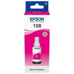 EPSON 108 C13T09C34A, для , 70мл, пурпурный