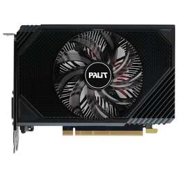 PALIT Видеокарта 4.0 RTX3050 STORMX OC NVIDIA GeForce RTX 3050 6Gb 96bit GDDR6 1042/14000 DVIx1 HDMIx1 DPx1 HDCP Ret