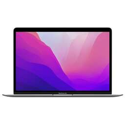 APPLE Ноутбук MacBook Air A2337 13.3", IPS, M1 8 core 3.2ГГц, 8-ядерный, 8ГБ 256ГБ SSD, Mac OS, серый космос [mgn63ch/a]