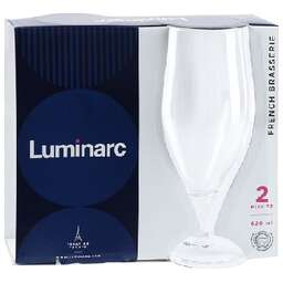 LUMINARC ФРАНЦУЗСКИЙ РЕСТОРАНЧИК наб. бокалов для пива 2шт 620мл (N6027) (2)