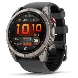 GARMIN Смарт-часы Fenix 8 Pro 51мм 1.4" AMOLED корп.серебристый рем.желтый разм.брасл.:127-225мм (010-03199-11)