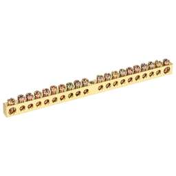 REXANT Шина PEN «земля-ноль» 6х9мм 20/1 (20 групп/крепеж по центру)