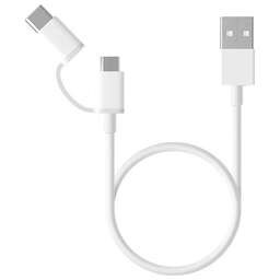 XIAOMI Mi 2-in-1 USB cable micro usb to type C (1m)