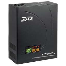 RUCELF Стабилизатор напряжения STW-10000-L, 7кВт черный