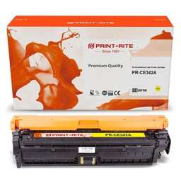 PRINT-RITE Картридж TRHE96YPU1J, CE342A, желтый / PR-CE342A