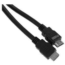 NONAME Кабель аудио-видео LAZSO WH-111, HDMI (m) - HDMI (m), ver 2.0, 5м, GOLD, черный [wh-111(5m)]