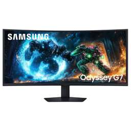 SAMSUNG 40" Монитор Odyssey G7 G75F S40FG756EI Black WUHD (5120x2160), VA, 180Hz, HDMIx2+DP, curved