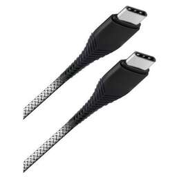 BORASCO Кабель USB Type-C (m) - USB Type-C (m), 1м, в оплетке, серый [52385]