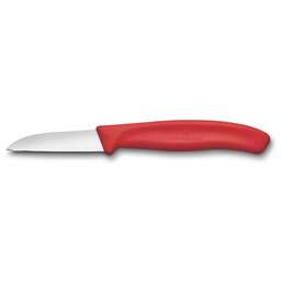 VICTORINOX Нож кухонный Swiss Classic (6.7301.C1) стальной для чистки овощей и фруктов лезв.60мм прямая заточка красный