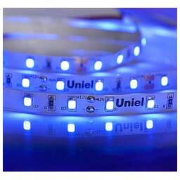 UNIEL (UL-00004359) ULS-M11-2835-60LED/m-8mm-IP20-DC12V-4,8W/m-5M-BLUE PROFI катушка в герметичной упаковке