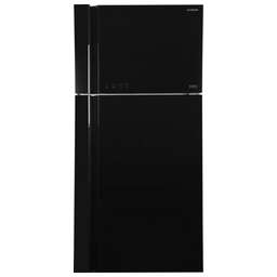 HITACHI Холодильник R-VG660PUC7-1 GBK 2-хкамерн. черный стекло инвертер