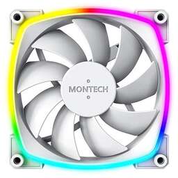 MONTECH Вентилятор для корпуса AX120 ARGB 120х120x25 белый 4-pin 27дБ (AX120 PWM WHITE) Ret