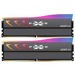 SILICON POWER Память DDR5 2x16GB 7200MHz SP032GXLWU720FDK Xpower Storm RGB RTL Gaming PC5-57600 CL34 DIMM 288-pin 1.4В kit single rank с радиатором Ret