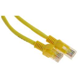 PREMIER Патч-корд PP12-1.5M/Y 1000Гбит/с UTP 4 пары cat.5E CCA molded 1.5м желтый RJ-45 (m)-RJ-45 (m)