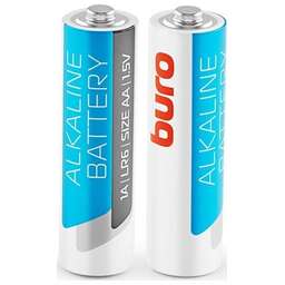 BURO Батарея Alkaline LR6 AA (2шт) блистер