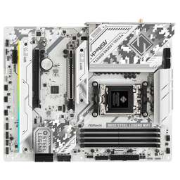 ASROCK Материнская плата B650 STEEL LEGEND WIFI Socket AM5 AMD B650 4xDDR5 ATX AC`97 8ch(7.1) 2.5Gg RAID+HDMI+DP