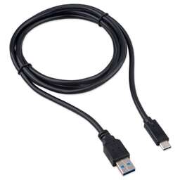CABLEXPERT (13041) CCP-USB3-AMCM-6, AM/Type-C, 3А, 36Вт, QC3.0, медь, двойн.экран, Pro, 1.8м, черный, пакет