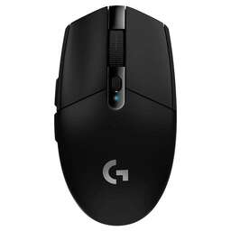 LOGITECH Мышь G304 Lightspeed черный оптическая 12000dpi беспров. USB 5but (910-005284)