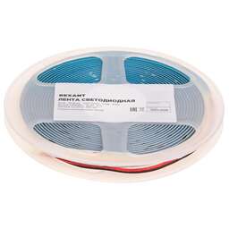 REXANT Лента светодиодная 24В, COB 10Вт/м, 384 LED/м, 4000K, 8мм, 5м, IP20