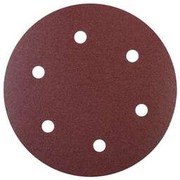 PATRIOT Круг шлифовальный на липучке (225мм, Р80, 6 отв)