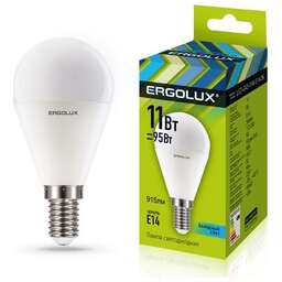 ERGOLUX (13628) LED-G45-11W-E14-4K