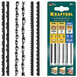 KRAFTOOL 130 мм, полотна для лобзика (15348-H20)