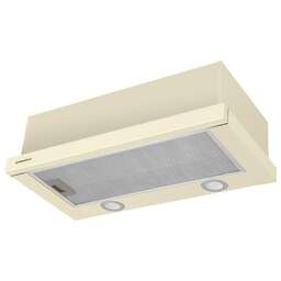 MAUNFELD Вытяжка встраиваемая VS Fast Glass 60 бежевый управление: кулисные переключатели (1 мотор)