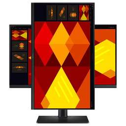 SAMSUNG Монитор 24" S24D400GAI black (IPS, 1920x1080, 178°/178°, 250cd/m2, 1000:1, 5ms, 100Hz, HAS, 2xHDMI, DP, USB HUB) (LS24D400GAIXCI)