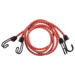 STAYER 100 см, d 8 мм, c двойным стальным крюком, 2 шт, резиновый, крепежный шнур, Professional (40506-100)