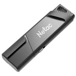 NETAC Флешка USB U336 256ГБ, USB3.0, черный [nt03u336s-256g-30bk]