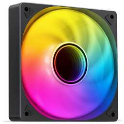 JONSBO Вентилятор SL-120B 120мм, 4-pin, 1500об/мин, 22 - 32 дБ, ARGB, черный, Ret