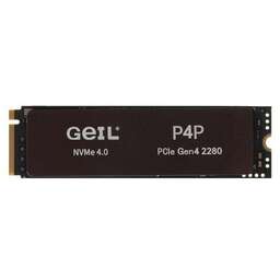 GEIL SSD накопитель P4P 512ГБ, M.2 2280, PCIe 4.0 x4, NVMe, M.2 [p4pdc23c512a]