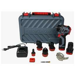 PROFIPOWER E0249 Аккумуляторный бесщеточный шуруповерт Комби BL-161C (16В, 40Нм, Li-ion 2шт, 2.0Ач, 2 скорости, 0.8-10мм, З/У, в кейсе)