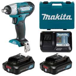 MAKITA Гайковерт TW141DWAE аккум. патрон:квад.1/2" (кейс в комплекте)