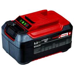 EINHELL Батарея аккумуляторная PXC 18В 5,2 Ач Plus, 18В, 5.2Ач, Li-Ion [4511437]