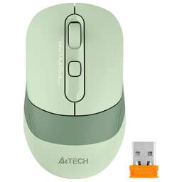 A4TECH Мышь Fstyler FB10C зеленый оптическая 2000dpi беспров. BT/Radio USB 4but (FB10C MATCHA GREEN)