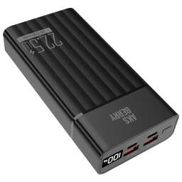 AKSBERRY (6900295650017) E202 Riffles PD22,5w 20000mAh (черный)
