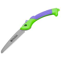 PALISAD Пила садовая складная, 150 мм рабочая часть, пластиковая обрезиненная рукоятка, 604145