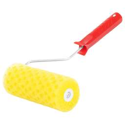 MTX Валик "Структурный" поролоновый с ручкой, "горошек", 180 мм, D 80 мм, D ручки 6 мм 80215