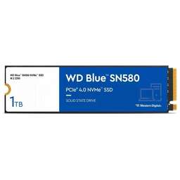 WD SSD накопитель Blue SN580 S100T3B0E 1ТБ, M.2 2280, PCIe 4.0 x4, NVMe, M.2