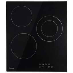EVELUX Электрическая варочная поверхность HEV 431 B, конфорок: 3 шт., стеклокерамика, независимая, черный