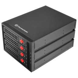 THERMALTAKE Сменный бокс для HDD/SSD Max 3504 SATA I/II/III/SAS SATA металл черный hotswap 4