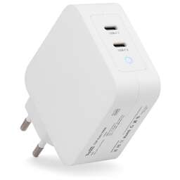 TOPON Блок питания TOP-GaN-100W автоматический 100W 5V-20V 5A 2xUSB от бытовой электросети LED индикатор