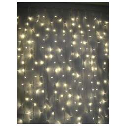 КОСМОС KOC_CUR-V21 Бахрома 1,8x0,5м белый 1/2/3/5/3/2 48LED