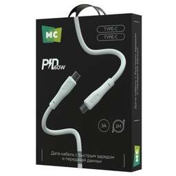 MORE CHOICE (4620202553041) K60aa USB 3.0A PD 60W для Type-C Type-C 1м , белый